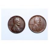 2 VDB Pennies from 1909