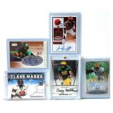 5 Oregon Ducks Football Autographed Cards