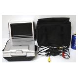 Durabrand Portable DVD Player Dual 7C w Extras
