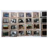 49 Antique Life of Columbus Glass Slides Complete