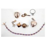 Sterling Silver Jewelry - Charms, Rings, Bracelet+