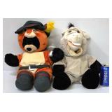 2 Build-A-Bear Dolls in Shrek Costumes - Donkey &