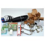 Home Improvement Lot w Door Handles, Vacuum+