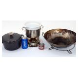 Wok, Dutch Oven & Chantal Fondue Pot