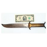 Vintage Fighting Knife w Brass Handle