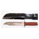 12" Fixed Blade Bowie/Hunting Knife W/Sheath