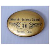 Rare WWII Purcell, OK Gunner School Pin