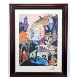 Salvador Dali LE Lithograph Print Framed Signed