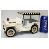 Vintage Tonka Toy Metal Police Jeep