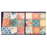 Pair Mosaic Graphic Art Print Canvases Asia Jensen