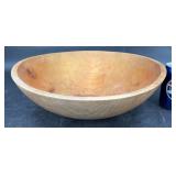 Large 15'  Wooden Bowl w Natural Finish