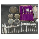 Silver & Silverplated Flatware & Dishware, Pewter