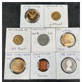 8 Canadian Coinsï¿½Lucky Loonie $1, Special Swan $1+