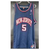 Jason Kidd Signed NBA New Jersey Nets Jersey XXL
