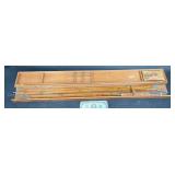 Vintage Bamboo Fly Fishing Rod w Case
