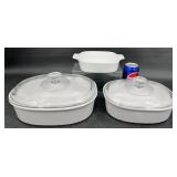 5-Pc CorningWare French White Baking Dishes