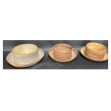 3 Antique Metal Milk Can Lids ï¿½ 6' & 5'
