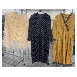 2 Dior-Print Dresses & Skirt