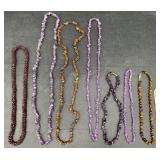 7 Fashion Chip Gemstone Necklaces ï¿½ Tigerï¿½s Eye+