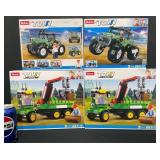 4 New Suban Building Block Setsï¿½ Tractors & Trucks