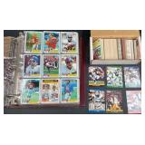 Binder & Box of Football Cards, Most Early 1980's