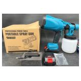 Li-Ion Portable Spray Gun w Batteries & Charger