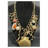 American Glamour Badgley Mischka Sea Necklace