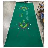 Casino-Style Baccarat Feltï¿½Table Cover 154' x 62'