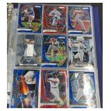 Mixed Binder of Baseball & Football Stars Cards