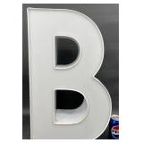 Commercial Size Aluminum Letter B Sign