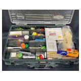 Fishing Tackle Case w Assorted Contents ï¿½ Lures+