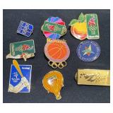 9 Olympic Sports-Themed Collector Pins