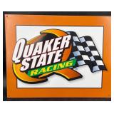 Quaker State Racing Metal Signï¿½12.5' x 16'