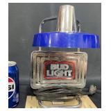 Vintage Bud Light Electric Table Lamp Works