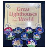 9 Harbour Lights Collectors Society Pins