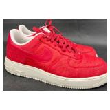Nike Air Force 1 '07 LV8 Red Mens Sneakers Sz 10.5