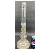 Beautiful 19' Tall Hand-Blown Art Glass Vase