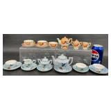 2 Sets Japan Children's Porcelain Tea Party Sets