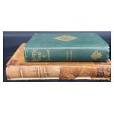 2 Antique Books  Charles Dickens & Math 1870's
