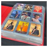Binder of Trading Cards  Marilyn Monroe, Marvel+