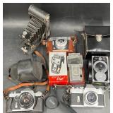 4 Vintage Cameras & Accessories