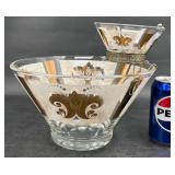 Vintage 1960's Anchor Hocking Chip & Dip Bowl
