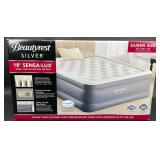 Sealed Queen Beautyrest 18' Sensa-Lux Air Bed