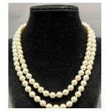 Double-Strand Nolan Miller Faux Pearl Necklace