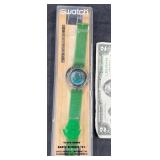 Swatch Earth Summit '92 Watch w Green Strap