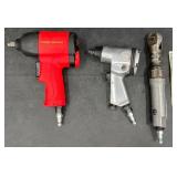 3 Pneumatic Tools  Wrenches & Speed Ratchet
