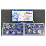 2005-S US Mint Proof Set w State Quarters & COA