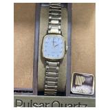 Vintage Pulsar Quartz Watch w Box