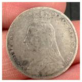 1891 Victoria Jubilee Head Half Crown