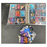 Binder w Star Trek Trading Cards & Sealed Packs